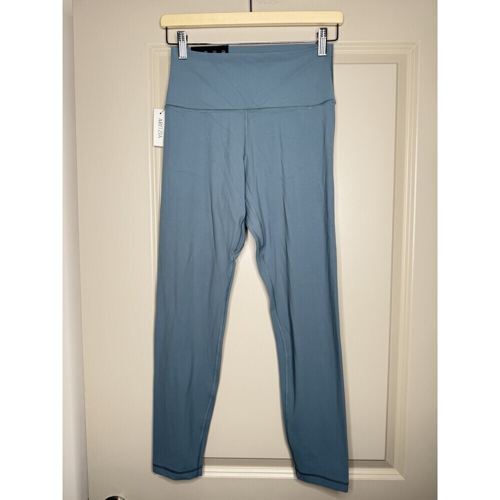 Aritzia NWT Butter Cheeky Hi Rise 26" Leggings in Tidal Blue Size 10